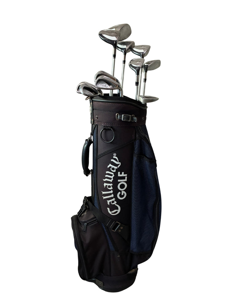 Callaway Solaire Gems Komplettset Driver, Fairwayhölzer 3/5/7, Hybrids 5/6, Eisen 7-9+PW+SW, Accusite AS3 Putter + Callaway Bag / Callaway 45-55g / Ladies Flex