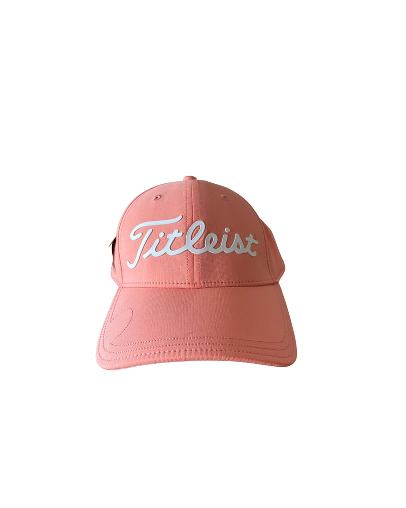 Neu Titleist Womens Players Performance Bal Golfcap Damen Peach