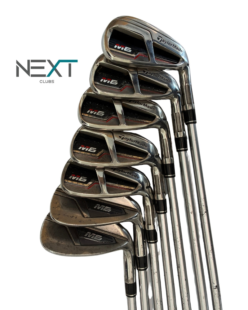 TaylorMade M6 Eisensatz 6-9+PW+AW+SW / TaylorMade Graphitschaft 45g / Ladies Flex