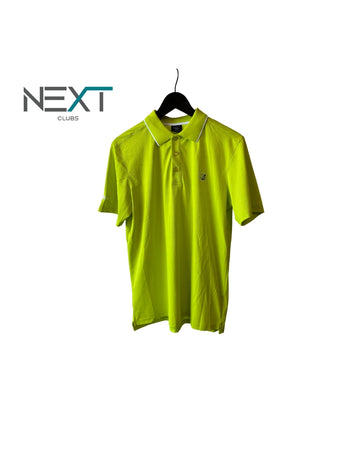 Neu Wilson Polo Poloshirt Herren Neongrün Größe M
