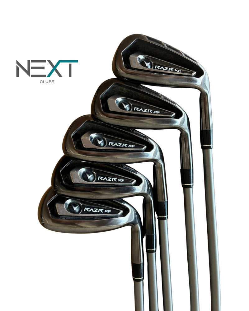 Callaway RAZR XF Eisensatz 8-9+AW+PW+SW / Callaway 50g / Ladies Flex