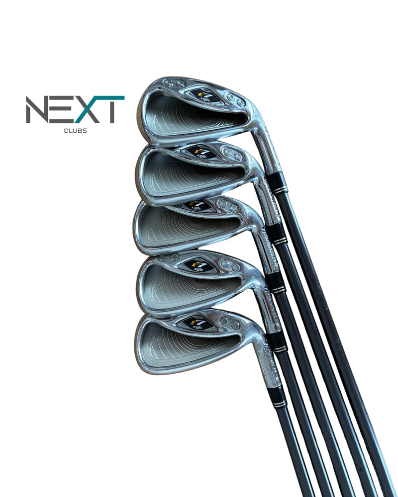 TaylorMade r7 CGB Max Eisensatz 5-9 / TaylorMade r7-55 HyperLite Tip Soft 55g / Regular Flex