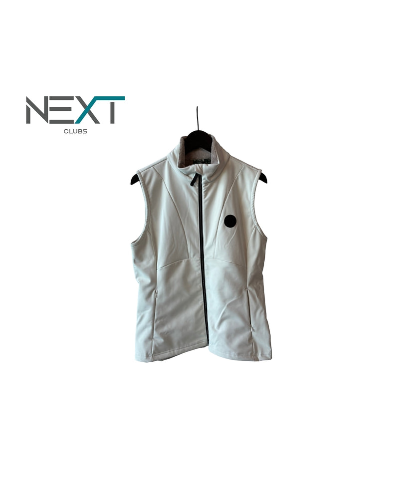 Neu Chervo Eres Softshell Weste Golfweste Damen Weiß/Schwarz Größe 42