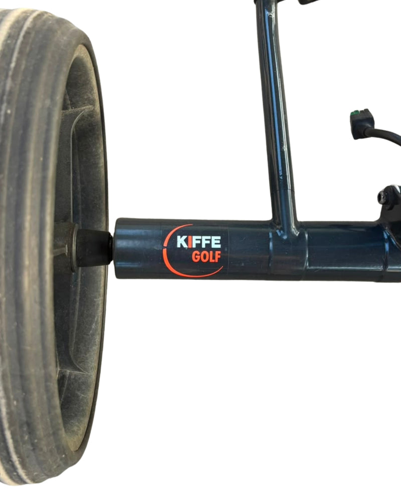 KIFFE K1 E-Trolley Schwarz mit Scorekarten- & Schirmhalterung