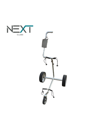 JuCad Carbon E-Trolley silber mit Scorekartenhalterung