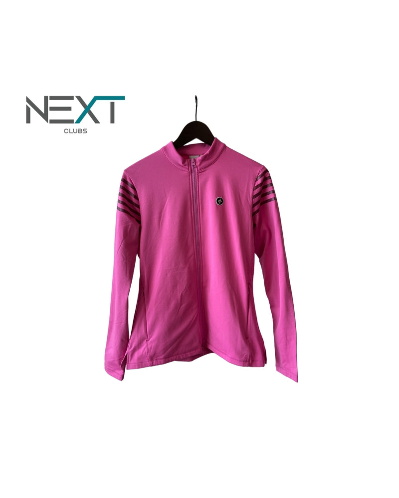 Neu Cross Sportswear Sporty Stretch Jacke Golfjacke Damen Pink/Lila Größe L