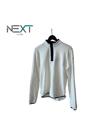 Neu Chervo Tourais Fleece Midlayer Fleece Halfzip Damen Weiß/Dunkelblau Größe 48