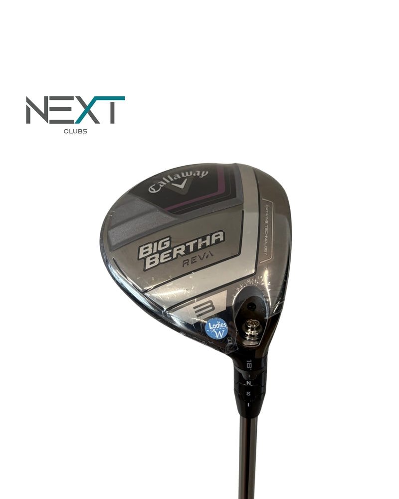 New Callaway Big Bertha REVA Fairway Wood 3 18° / RCH 40 Graphite Shaft / Flex W / New