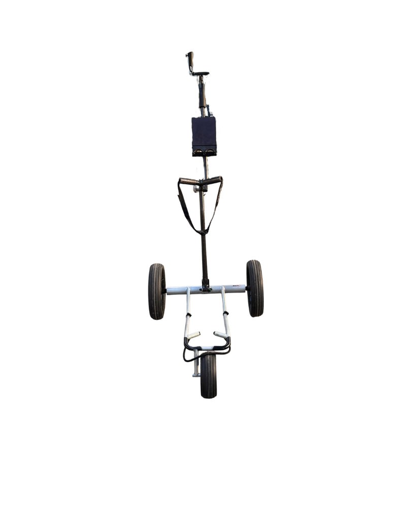 KIFFE Royal CSE E-Trolley Silber mit Scorekarten- & Regenschirmhalterung