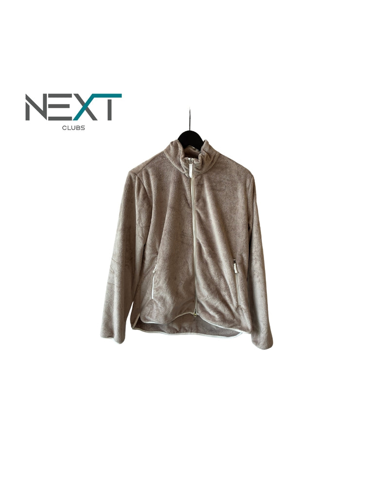 Neu Chervo Puerta Fleece Jacke Golfjacke Damen Hellgrau Größe 42