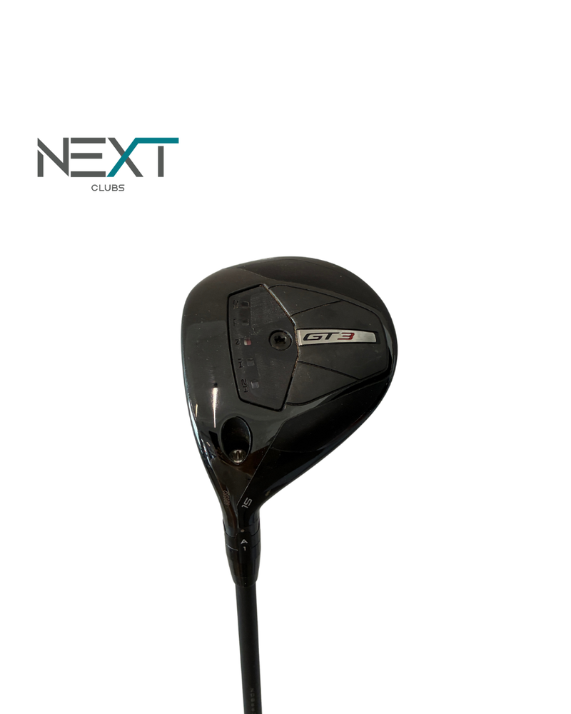 Titleist GT3 Fairwayholz 3 15° Linkshand / Project X HZRDUS Optimize 47 Carbon 80g / Extra Stiff Flex