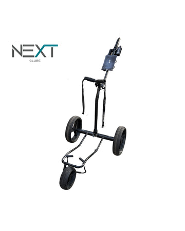 KIFFE Travel Pro E-Trolley Schwarz mit Scorekartenhalterung