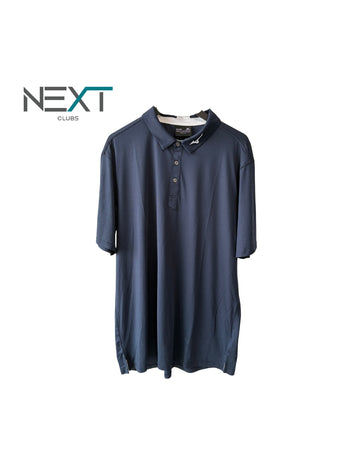 Neu Mizuno Crested Polo Shirt Poloshirt Herren Navy Größe XL