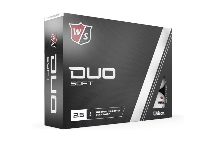 Wilson Duo Soft Golfbälle 12er Pack weiß / rot / gelb