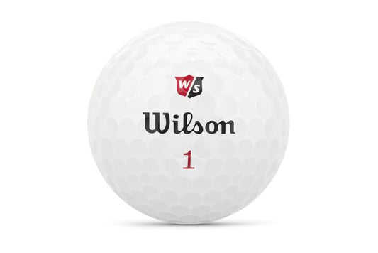 Wilson Duo Soft Golfbälle 12er Pack weiß / rot / gelb