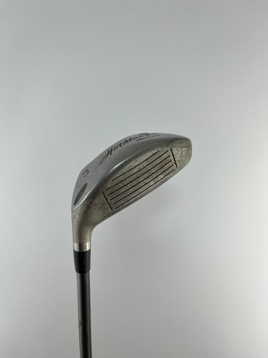 Nahaufnahme des Mizuno Hot Metal ET Fairway Holz 3 Flex L - Lamkin Perma Tac Griff für hervorragenden Halt und Komfort