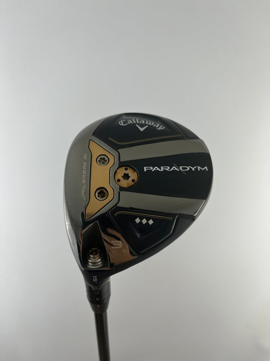 Gebrauchter Golfschläger: Callaway Paradym Triple Diamond Fairway Holz 3 LH Flex S - Maximale Weiten und Präzision für Linkshänder