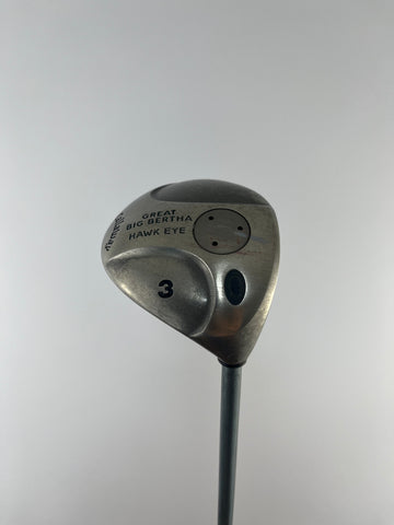 Callaway Great Big Bertha Hawk Eye Fairway Holz 3 / Flex L