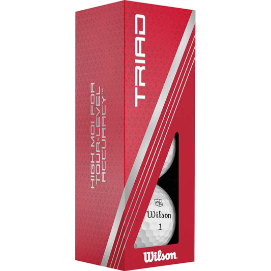 Wilson Triad Golfbälle 12er Pack, weiß