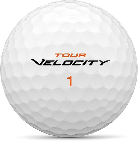 Wilson Tour Velocity Distance Golfbälle 15er Pack, weiß