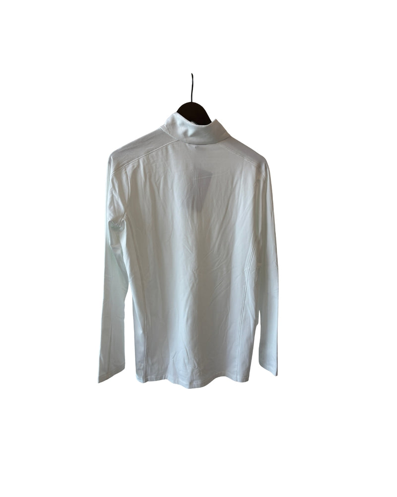 Neu Valiente Unterzieher Funktionsshirt Halfzip Damen Weiß Größe 40